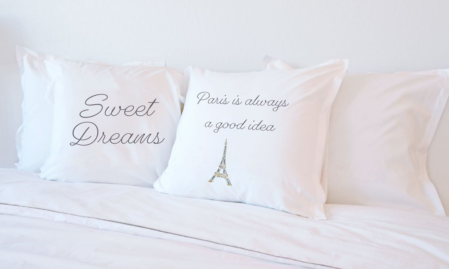 Paris Is Always A Good Idea - Inspirational Quotes Pillowcase Collection-Di Lewis