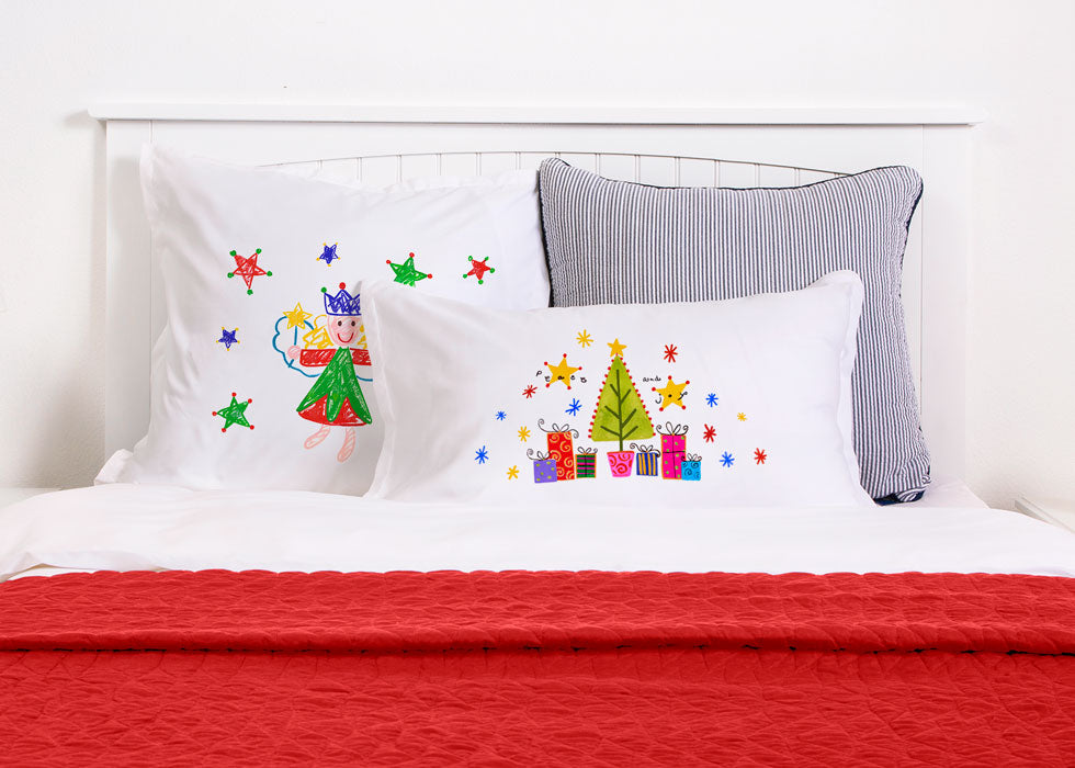 Christmas Tree Joy - Kids Personalized Pillowcase Collection