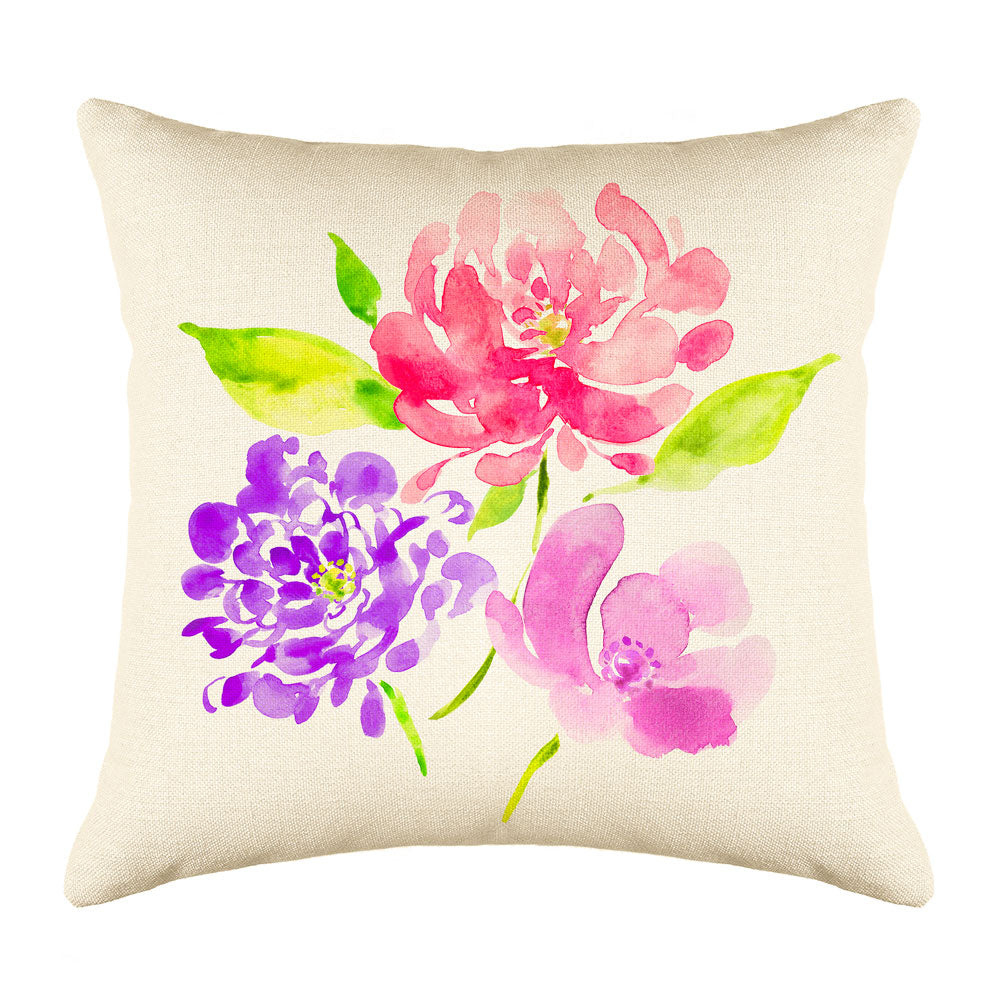 Peonies Throw Pillow Cover - Decorative Designs Throw Pillow Cover Collection Peonies Throw Pillow Cover - Decorative Designs Throw Pillow Cover Collection