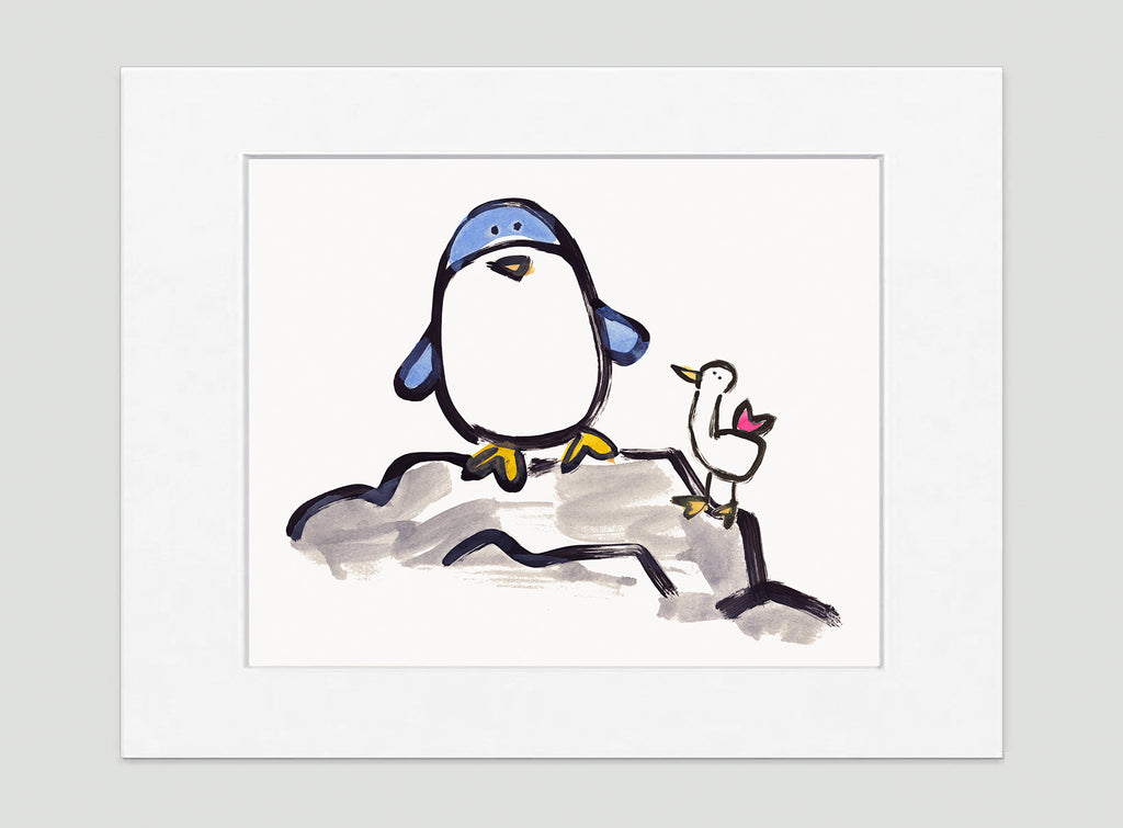Penguin Art Print - Kids Wall Art Collection Percy Penguin Art Print - Kids Wall Art Collection-Di Lewis