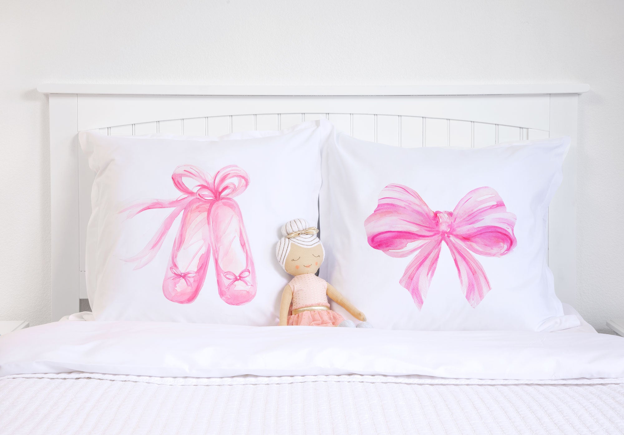 Pink Bow - Personalized Kids Pillowcase Collection