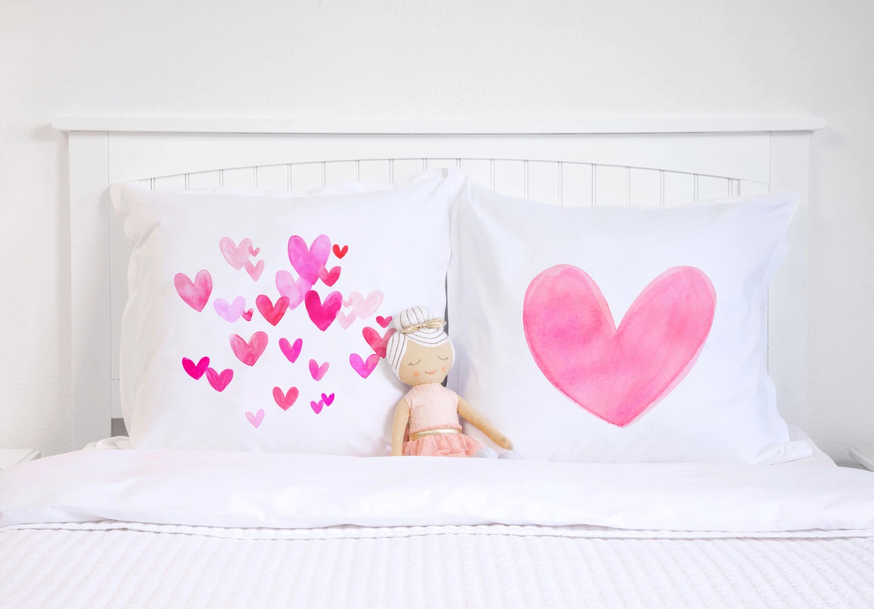 Pink Heart - Personalized Kids Pillowcase Collection