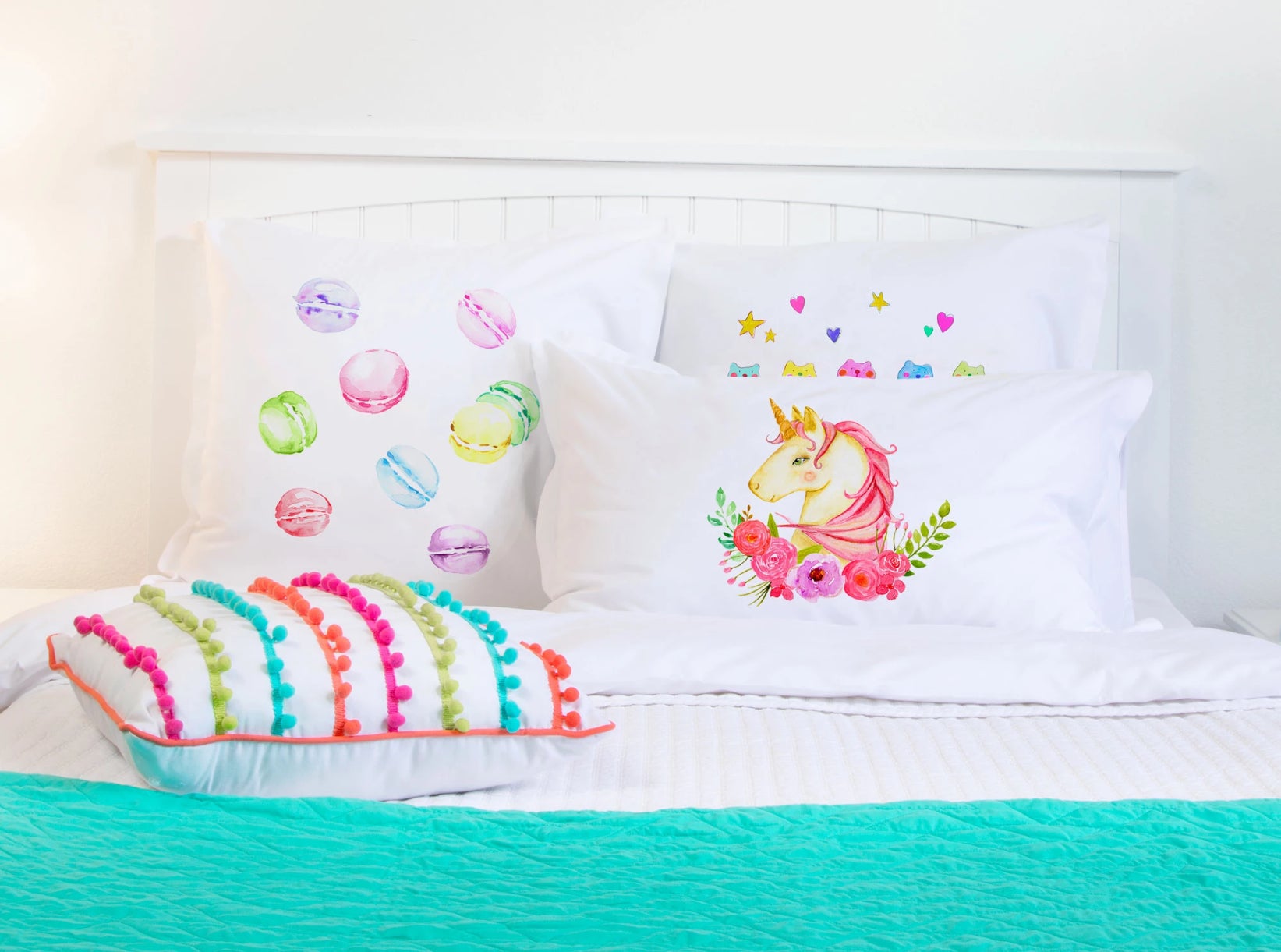 Pink Unicorn - Personalized Kids Pillowcase Collection