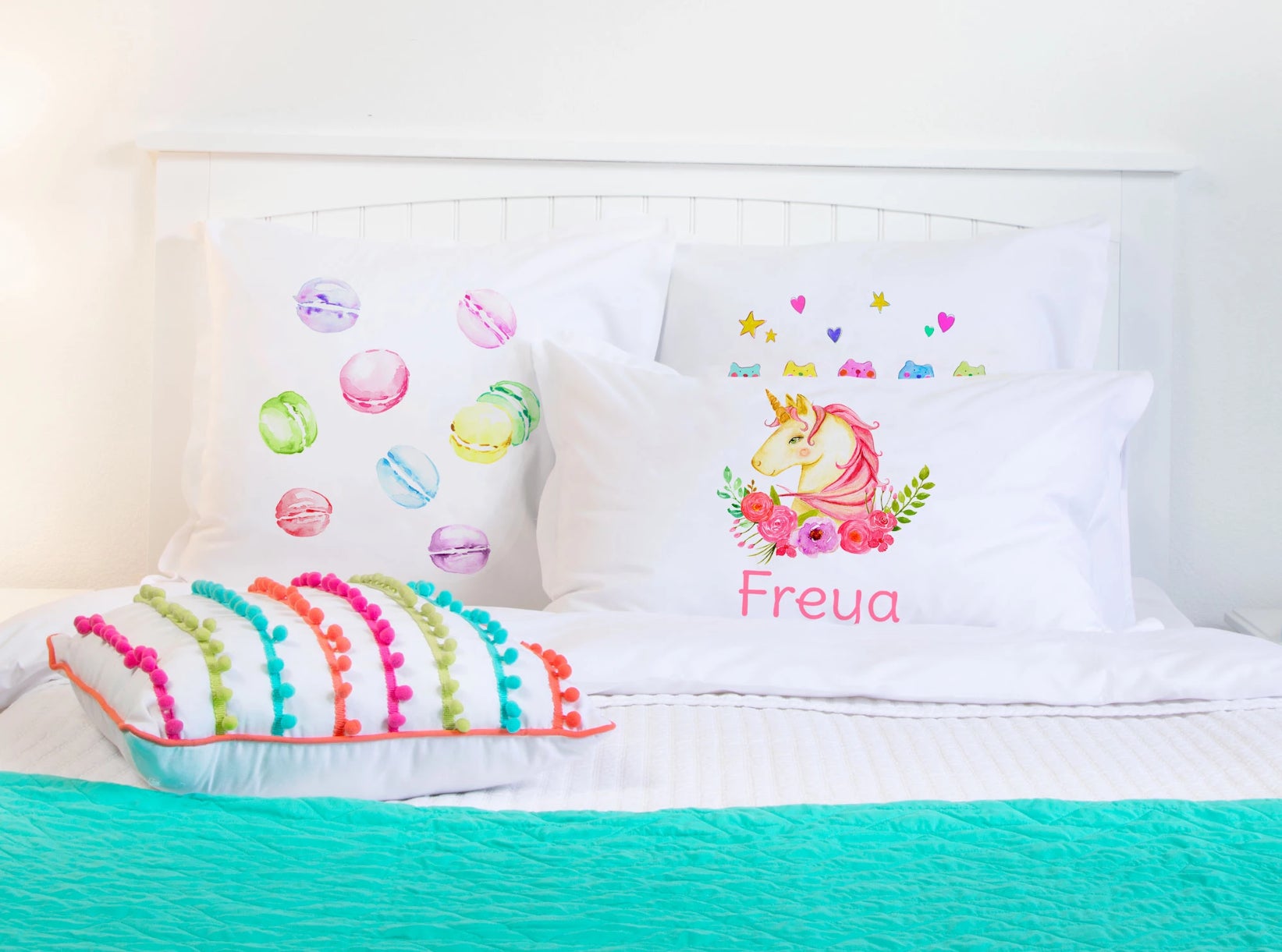 Pink Unicorn - Personalized Kids Pillowcase Collection