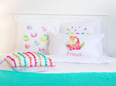 Pink Unicorn - Personalized Kids Pillowcase Collection