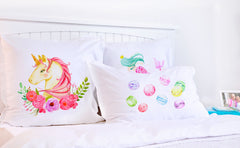 Pink Unicorn - Personalized Kids Pillowcase Collection