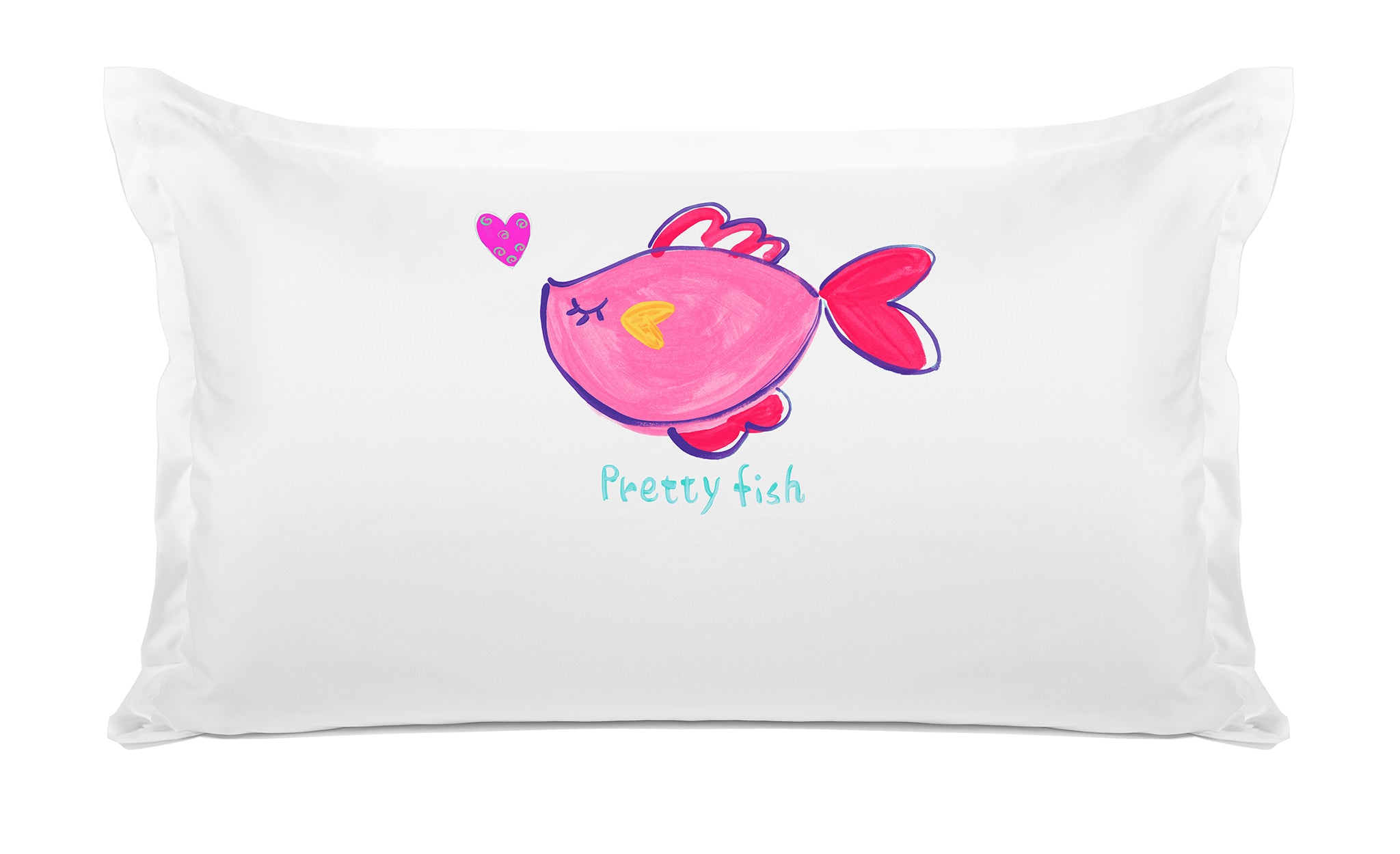 Pretty Pink Fish - Personalized Kids Pillowcase Collection