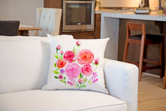 Ranunculus Throw Pillow Cover - Decorative Designs Throw Pillow Cover Collection
