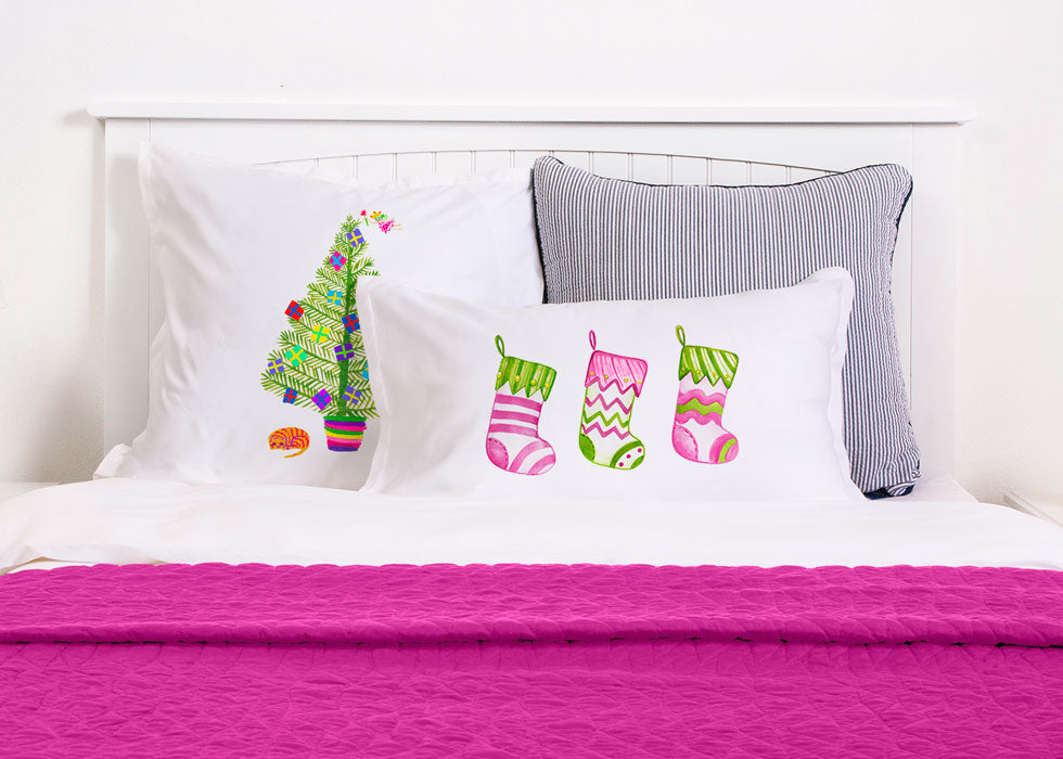 Christmas Stocking - Kids Personalized Pillowcase Collection