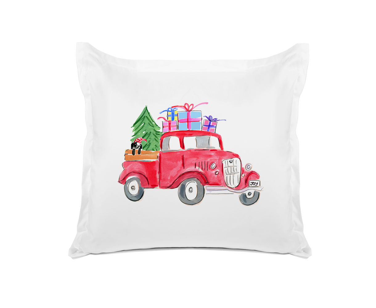 Christmas Truck Delivery - Kids Personalized Pillowcase Collection