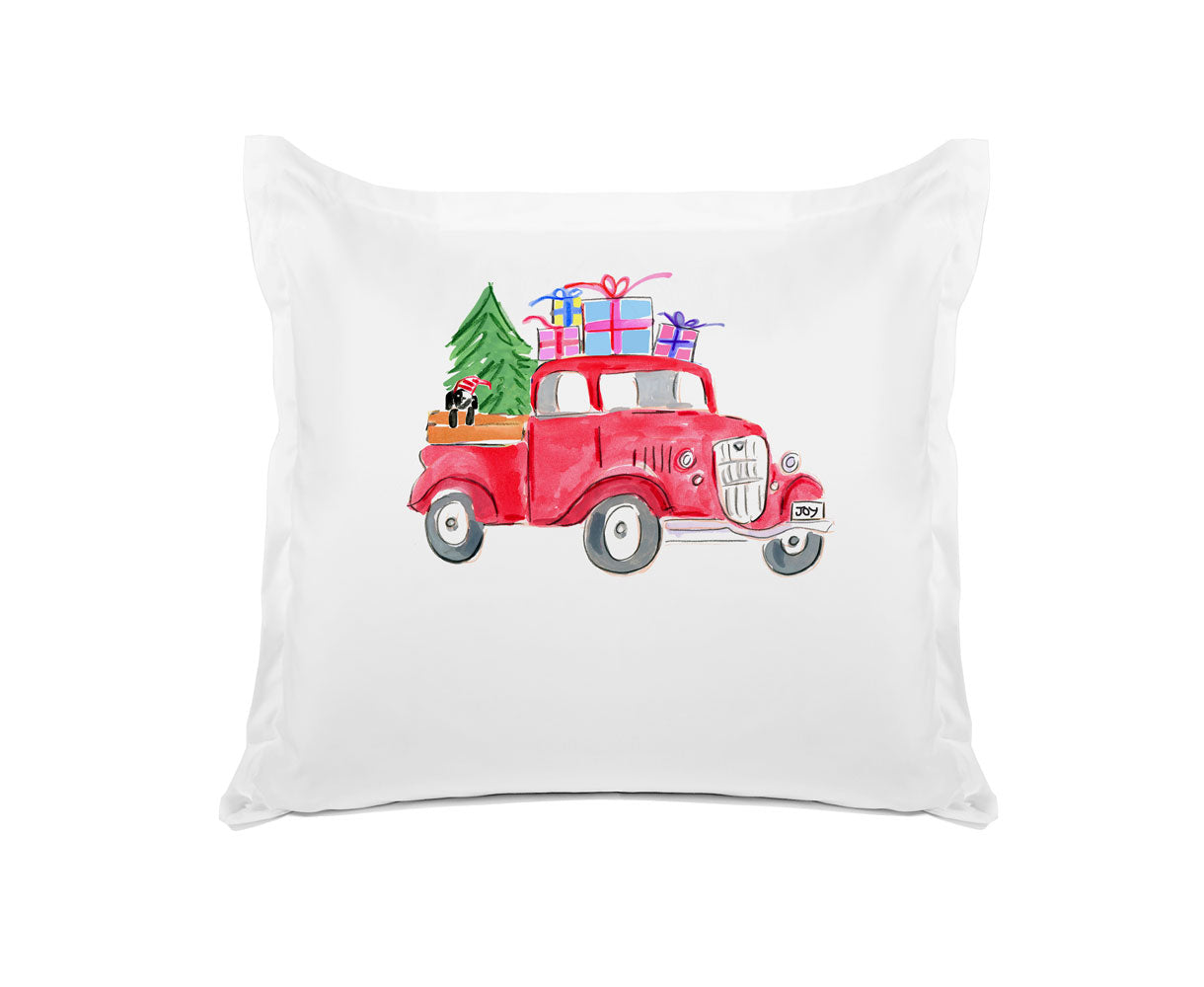 Christmas Truck Delivery - Kids Personalized Pillowcase Collection