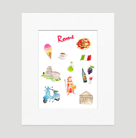 Rome Art Print - Travel Print Wall Art Collection-Di Lewis