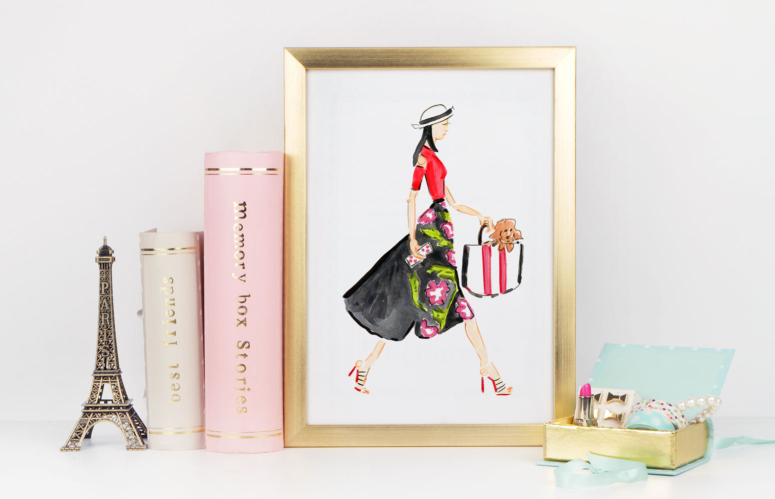 Runway Art Print - Fashion Illustration Wall Art Collection-Di Lewis