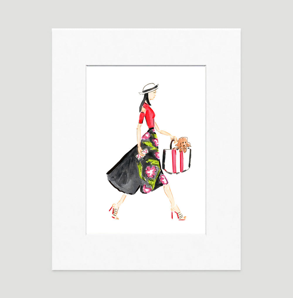 Runway Art Print - Fashion Illustration Wall Art Collection-Di Lewis