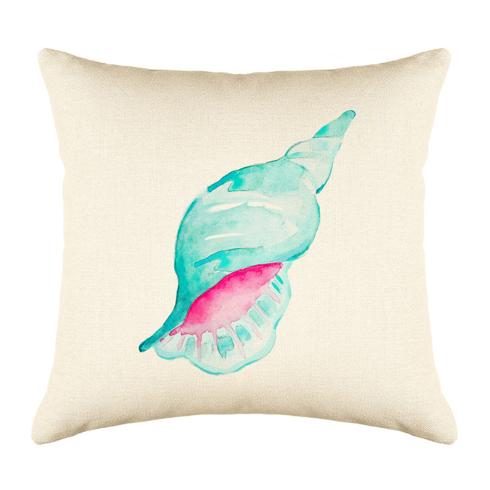 Sea Shell Throw Pillow Cover - Coastal Designs Throw Pillow Cover Collection-Di Lewis