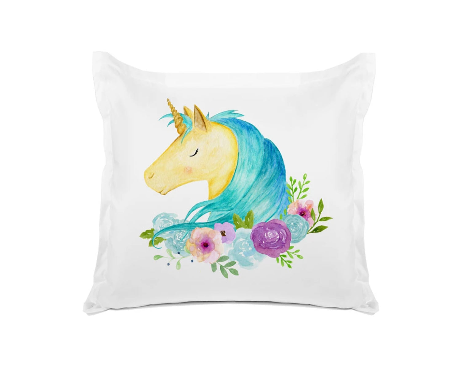 Blue Unicorn - Personalized Kids Pillowcase Collection