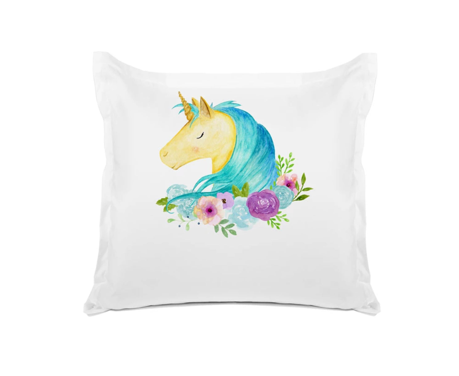 Blue Unicorn - Personalized Kids Pillowcase Collection