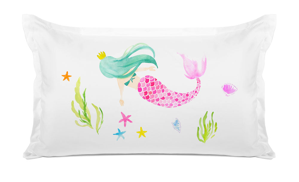 Colorful Mermaid - Personalized Kids Pillowcase Collection