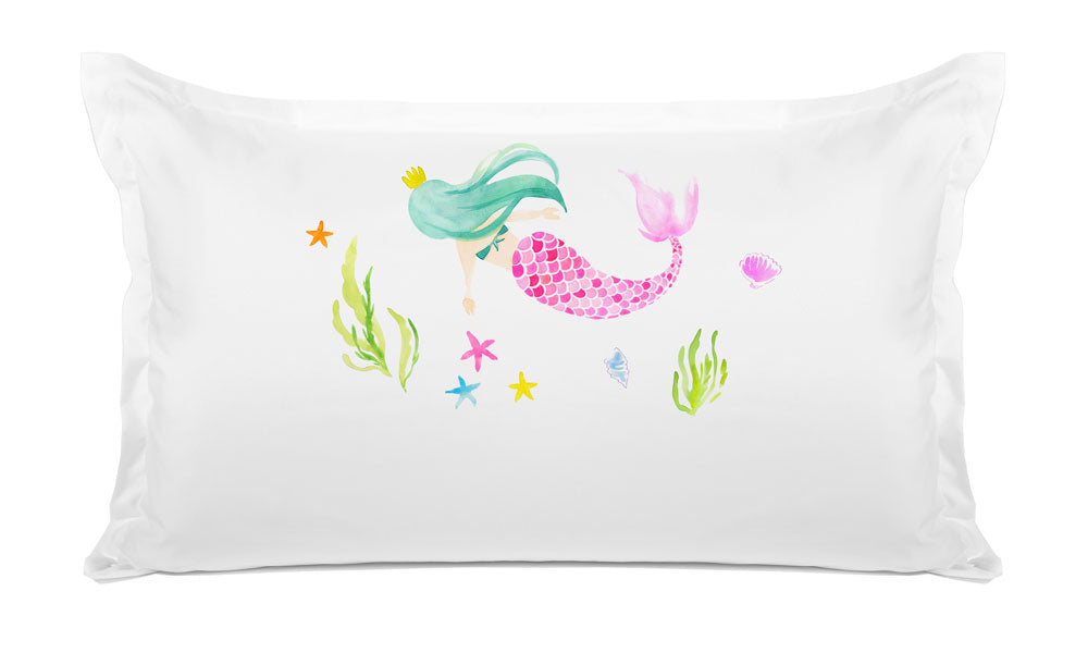 Colorful Mermaid - Personalized Kids Pillowcase Collection