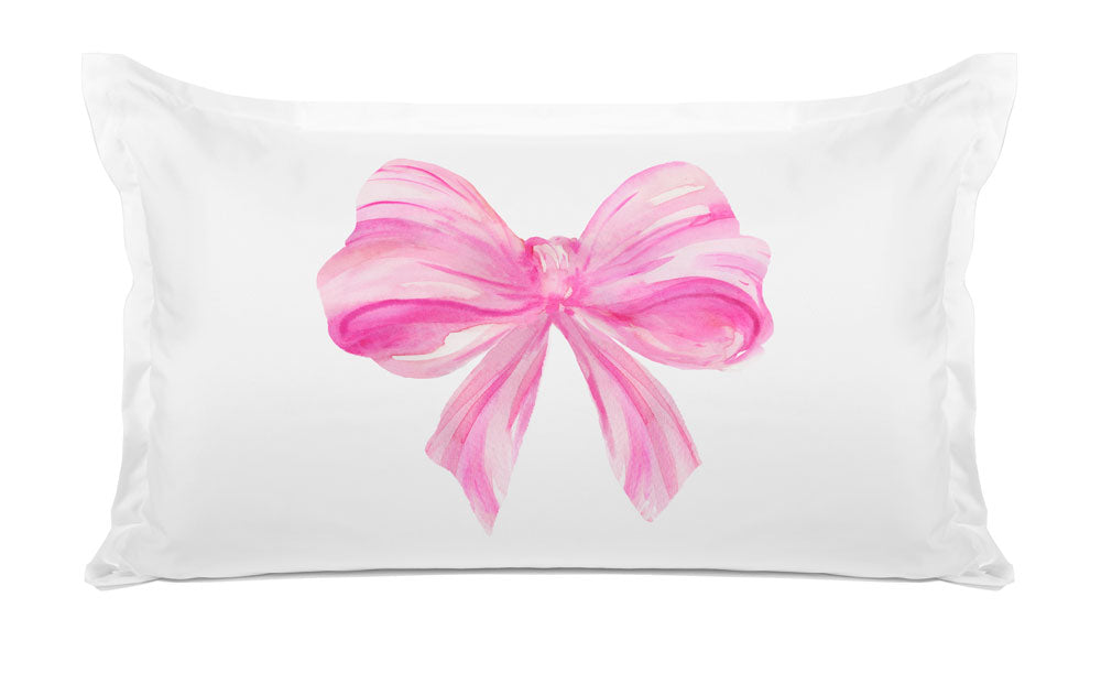 Pink Bow - Personalized Kids Pillowcase Collection