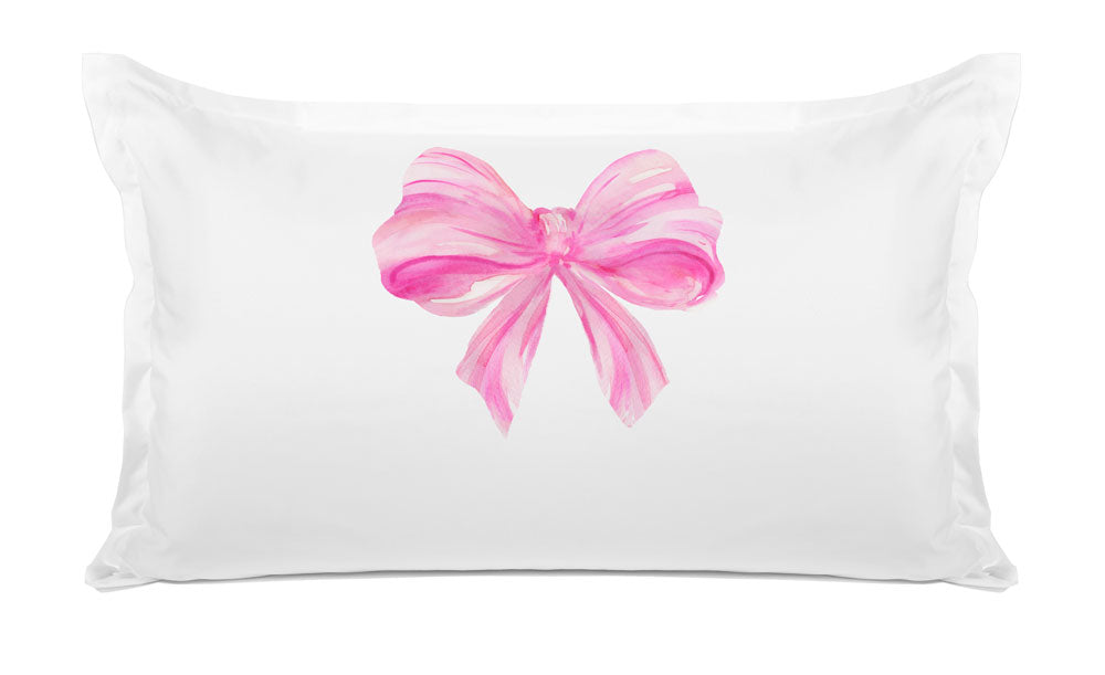 Pink Bow - Personalized Kids Pillowcase Collection