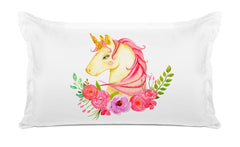 Pink Unicorn - Personalized Kids Pillowcase Collection