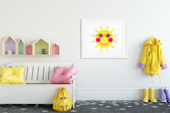 Sunny Art Print - Kids Wall Art Collection-Di Lewis