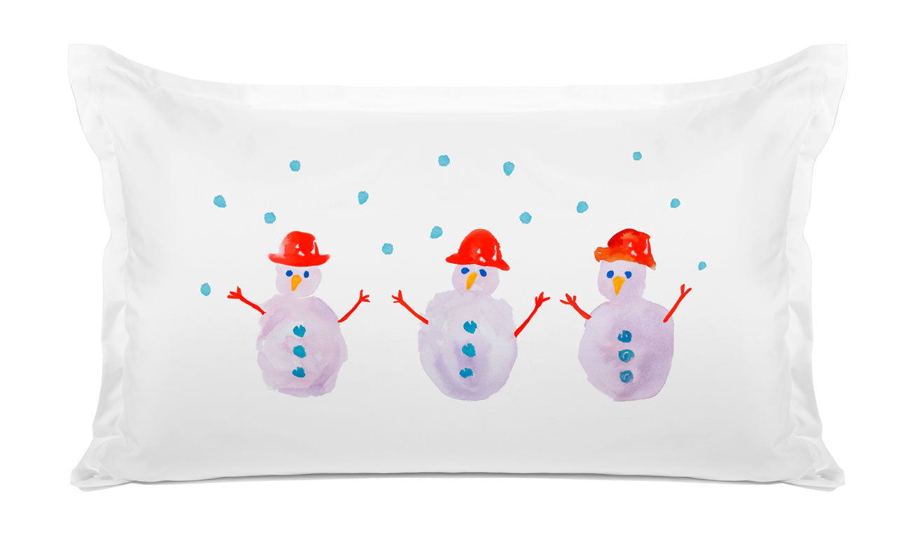 Winter Snowman - Kids Personalized Pillowcase Collection