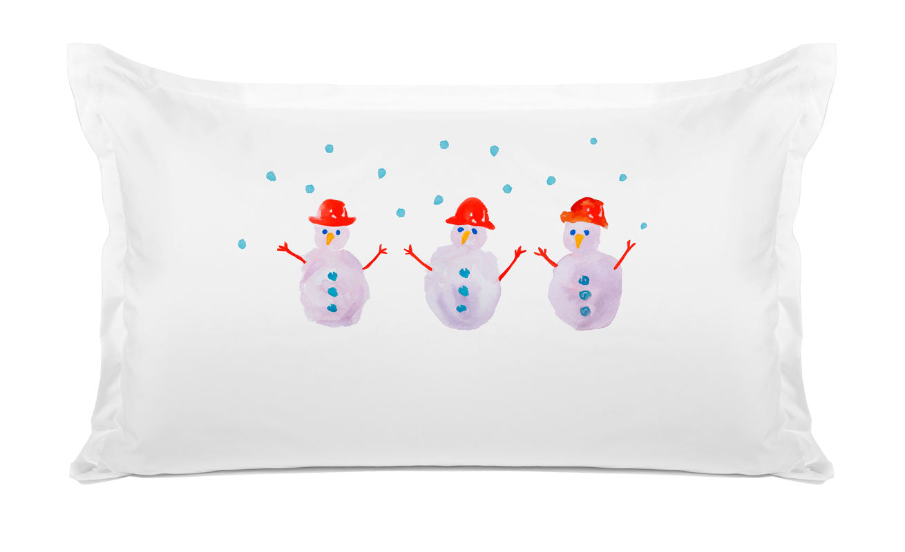 Winter Snowman - Kids Personalized Pillowcase Collection