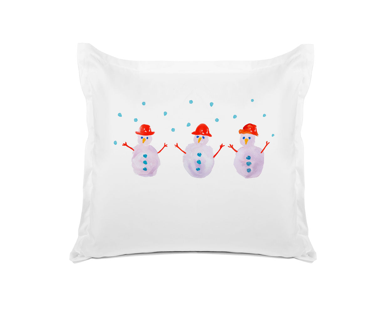 Winter Snowman - Kids Personalized Pillowcase Collection