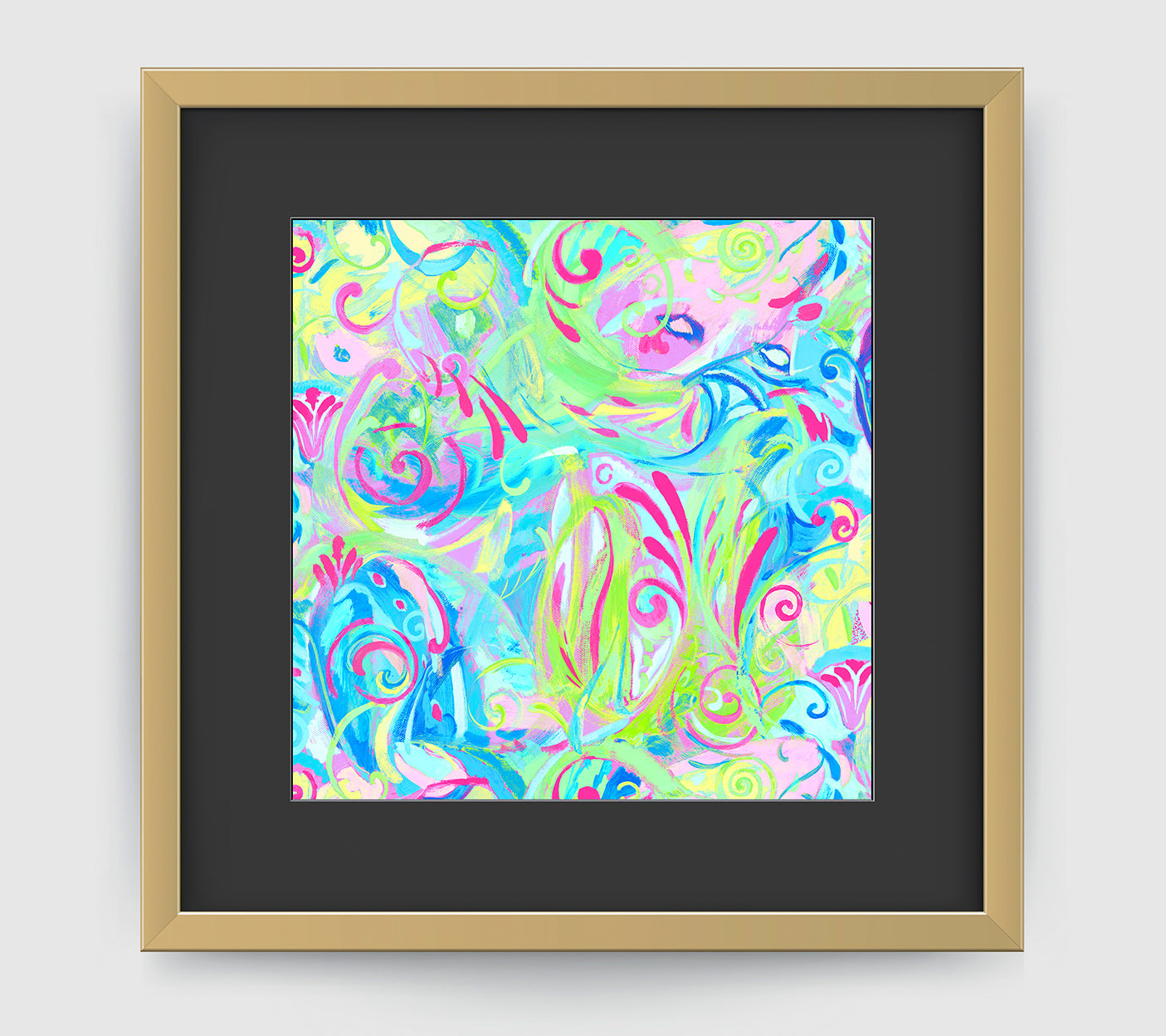 Spiro Art Print - Abstract Art Wall Decor Collection-Di Lewis