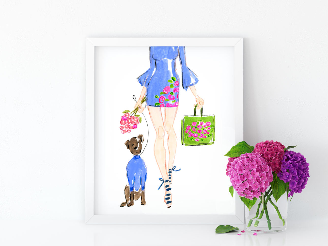 Spring Fling Art Print - Fashion Illustration Wall Art Collection-Di Lewis