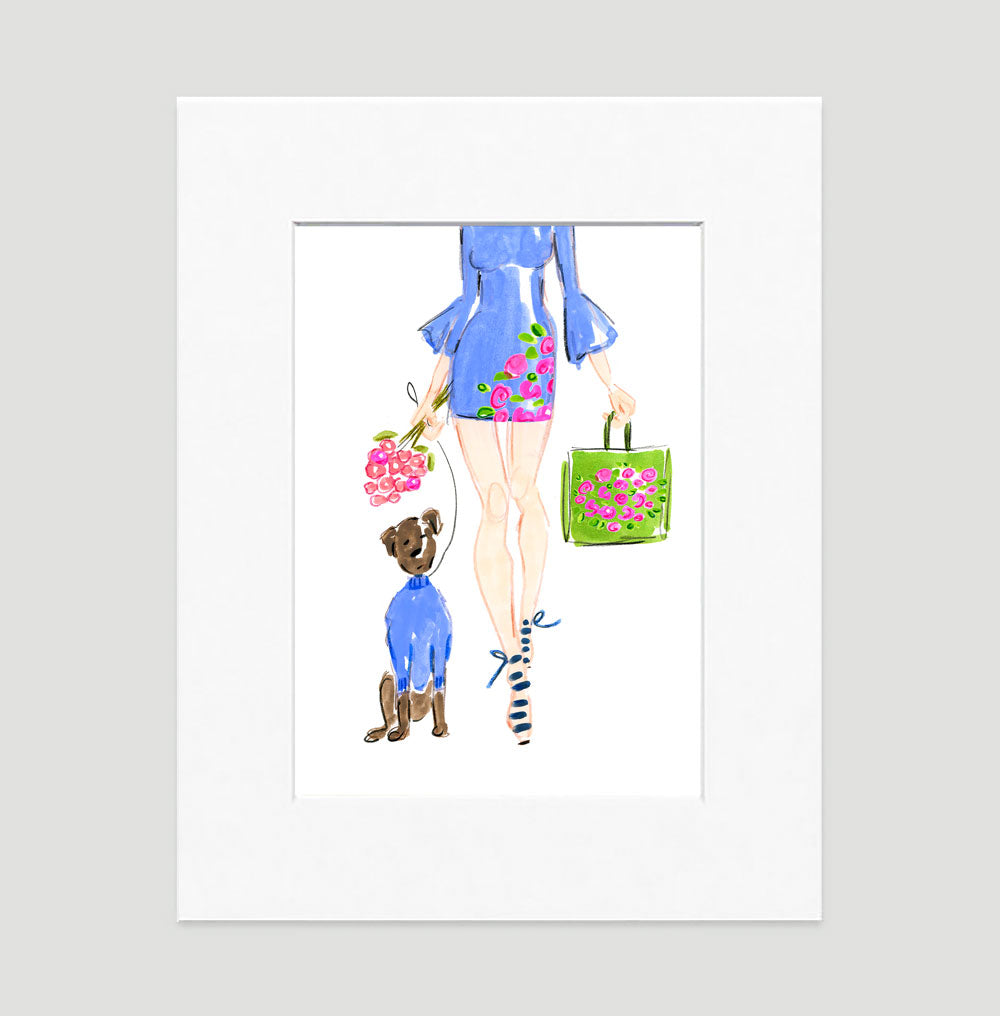 Spring Fling Art Print - Fashion Illustration Wall Art Collection-Di Lewis