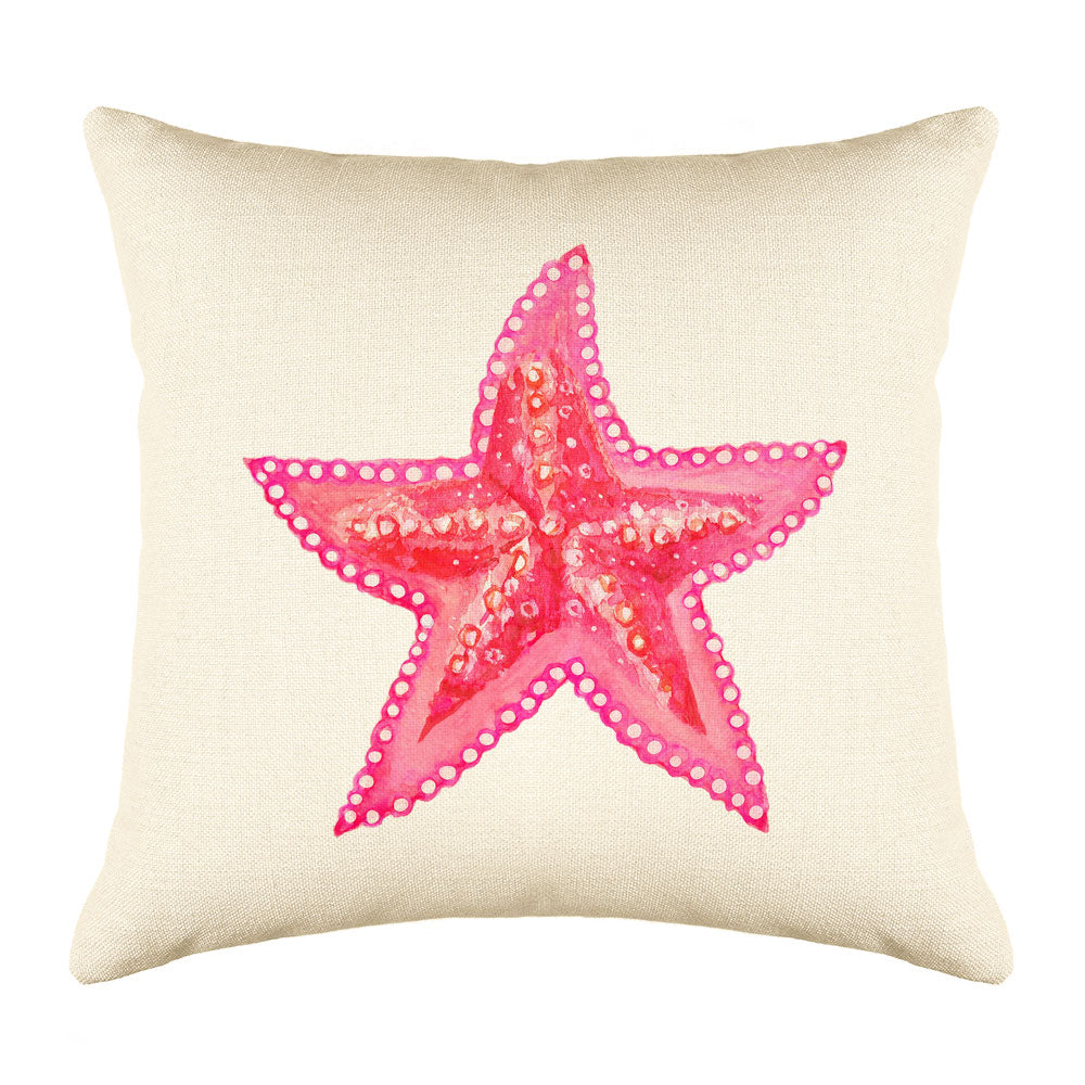 Starfish Throw Pillow Cover - Coastal Designs Throw Pillow Cover Collection-Di Lewis