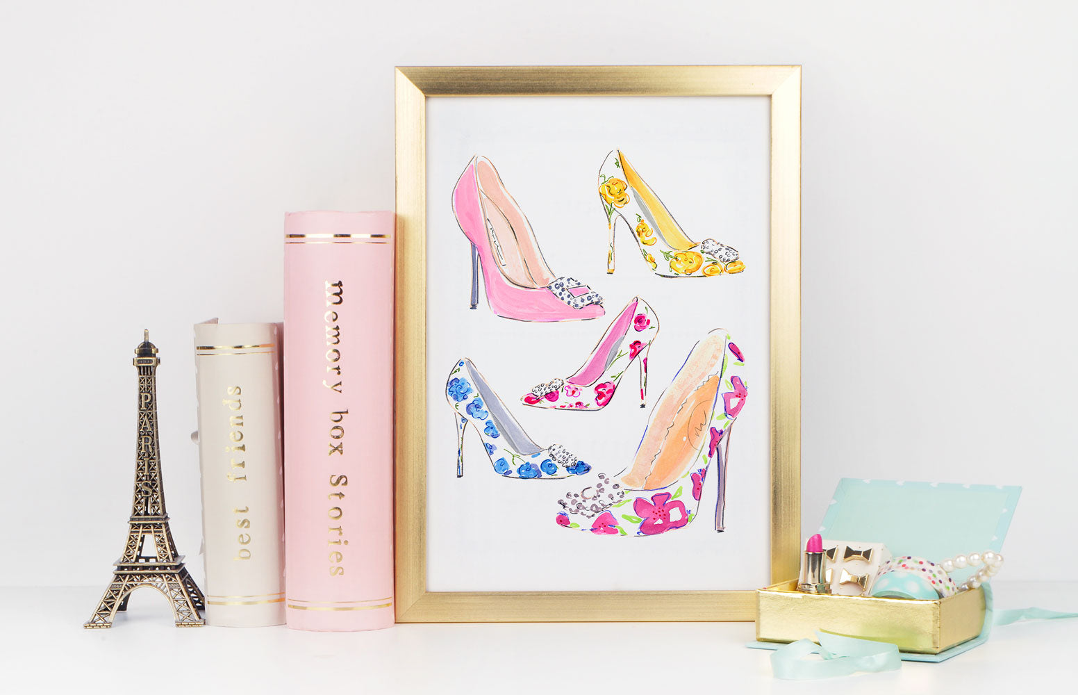 Stepping Out Art Print - Fashion Illustration Wall Art Collection-Di Lewis