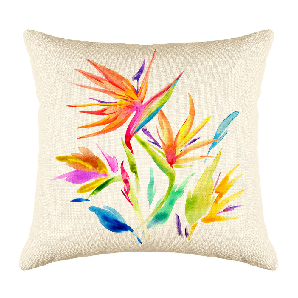 Strelitzia Throw Pillow Cover - Decorative Designs Throw Pillow Cover Collection