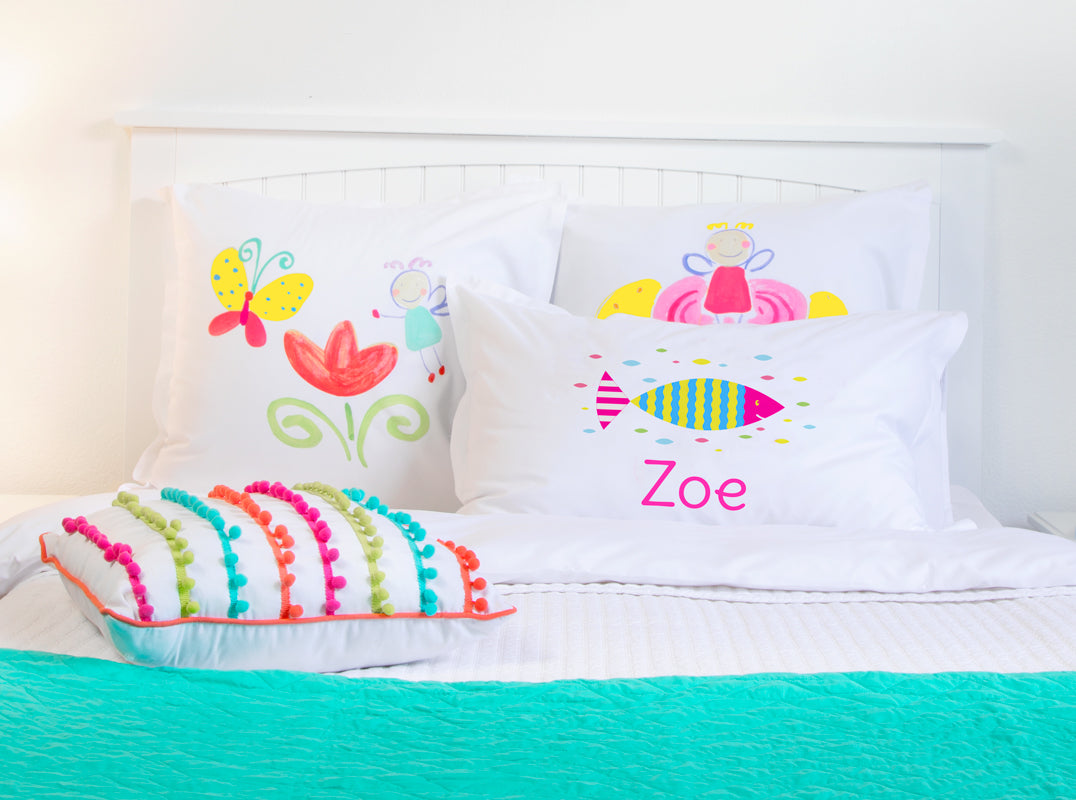 Colorful Fish - Personalized Kids Pillowcase Collection
