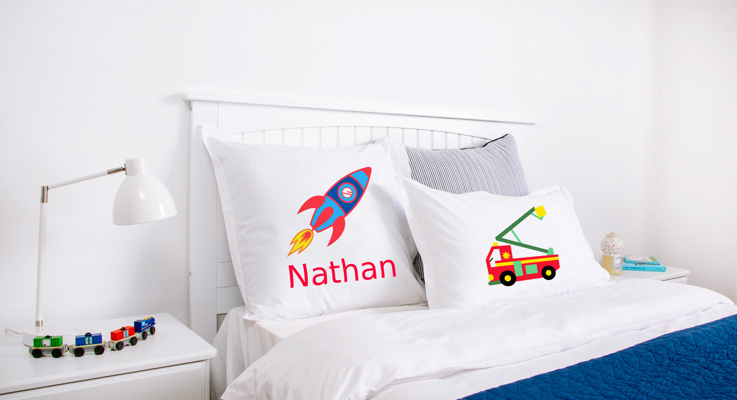 Rocket - Personalized Kids Pillowcase Collection