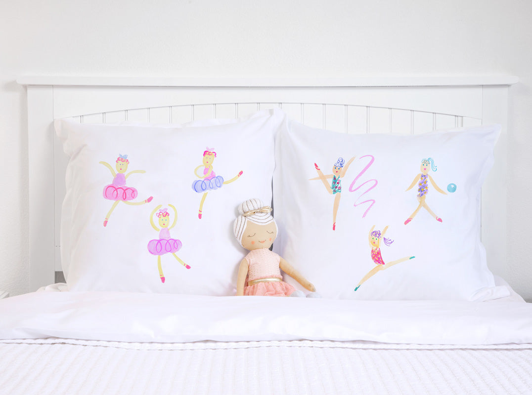 Gymnast Girls - Personalized Kids Pillowcase Collection