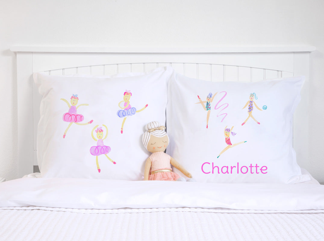 Gymnast Girls - Personalized Kids Pillowcase Collection