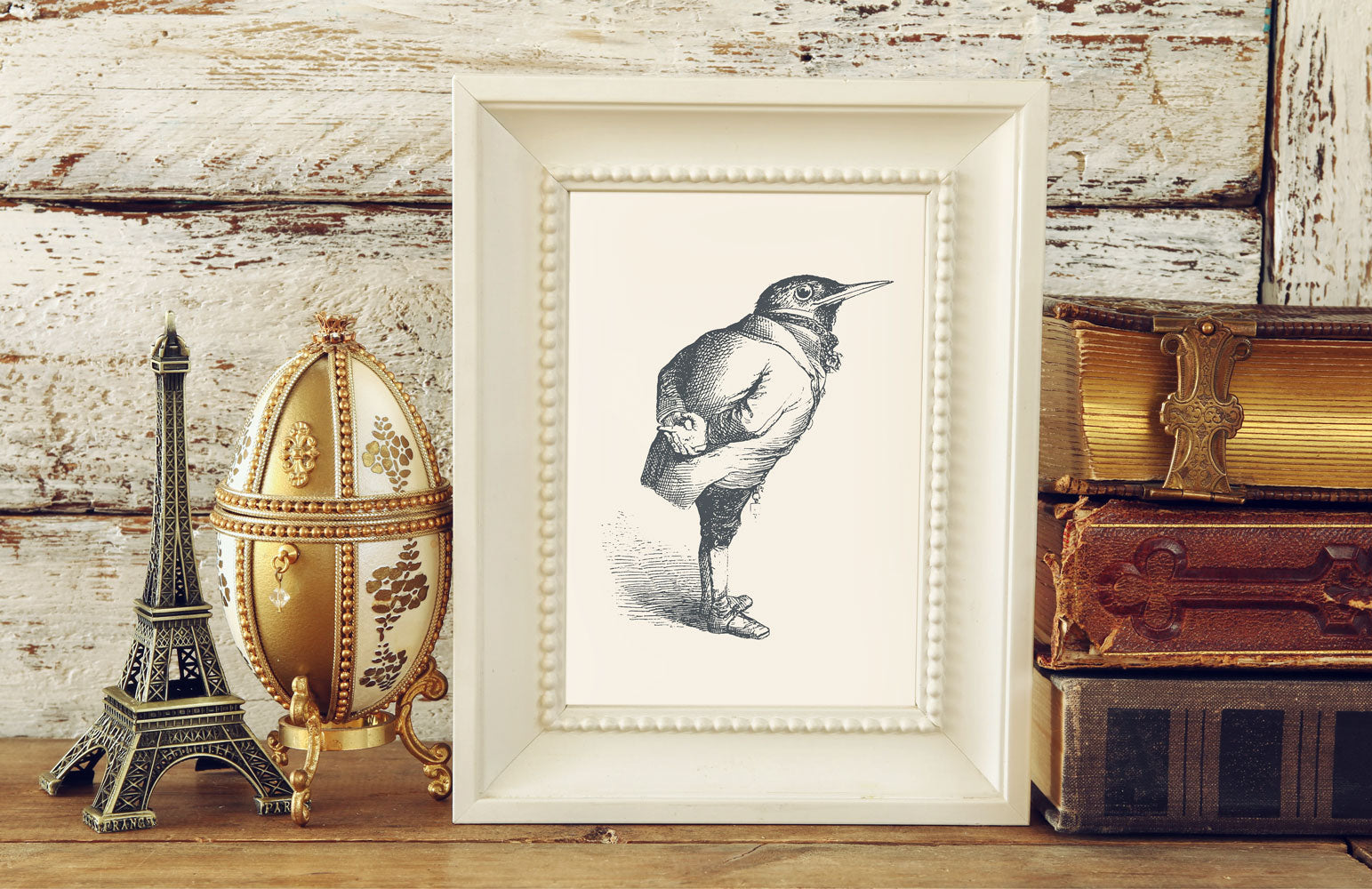 The Humble Starling Art Print - Animal Illustrations Wall Art Collection-Di Lewis