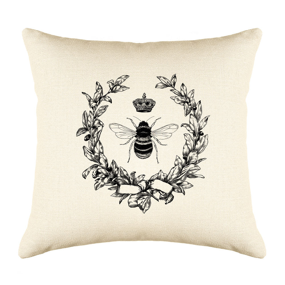 Napoleonic Bee Throw Pillow Cover - Decorative Designs Throw Pillow Cover Collection-Di Lewis