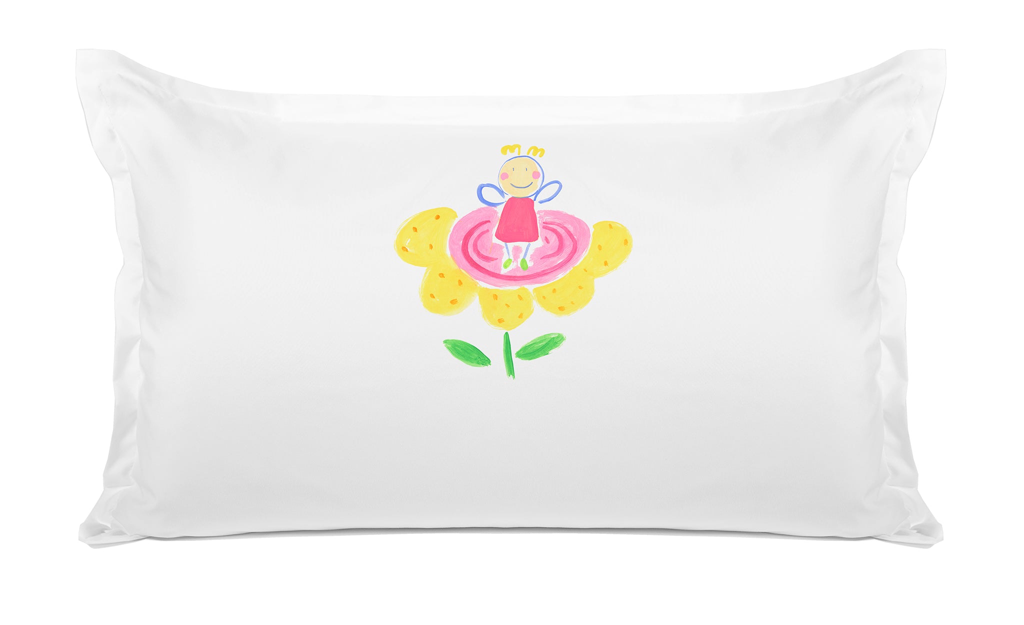 Colorful Flower Fairy - Personalized Kids Pillowcase Collection