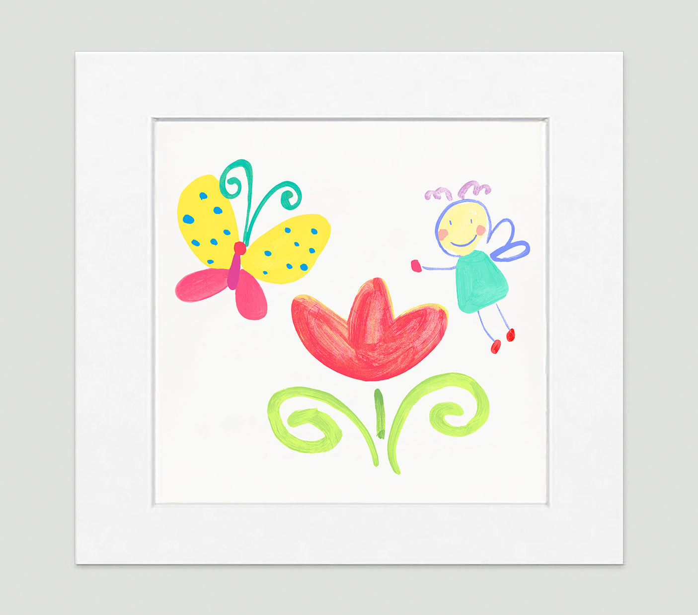 The Garden Fairy Art Print - Kids Wall Art Collection-Di Lewis