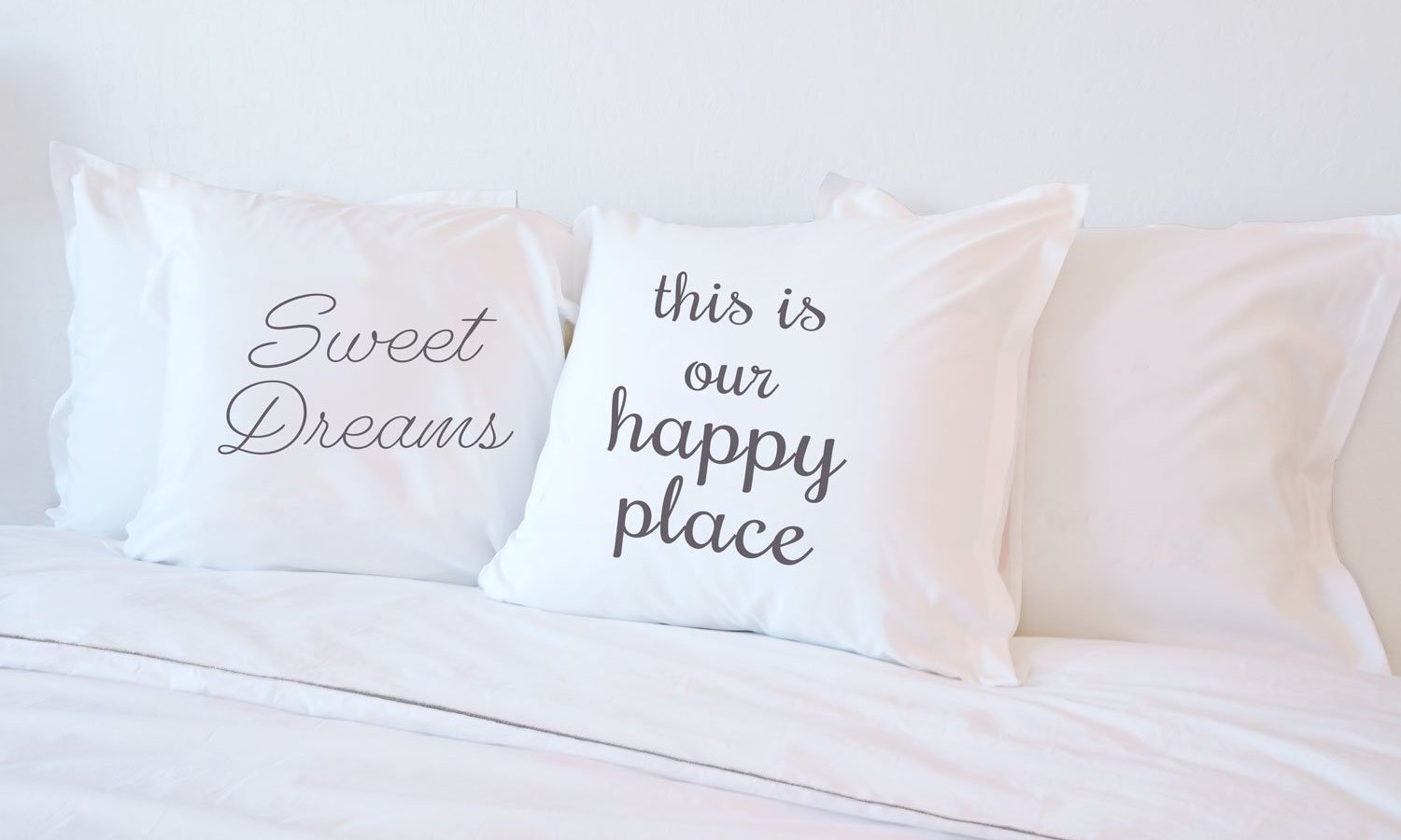 This Is Our Happy Place - Inspirational Quotes Pillowcase Collection-Di Lewis