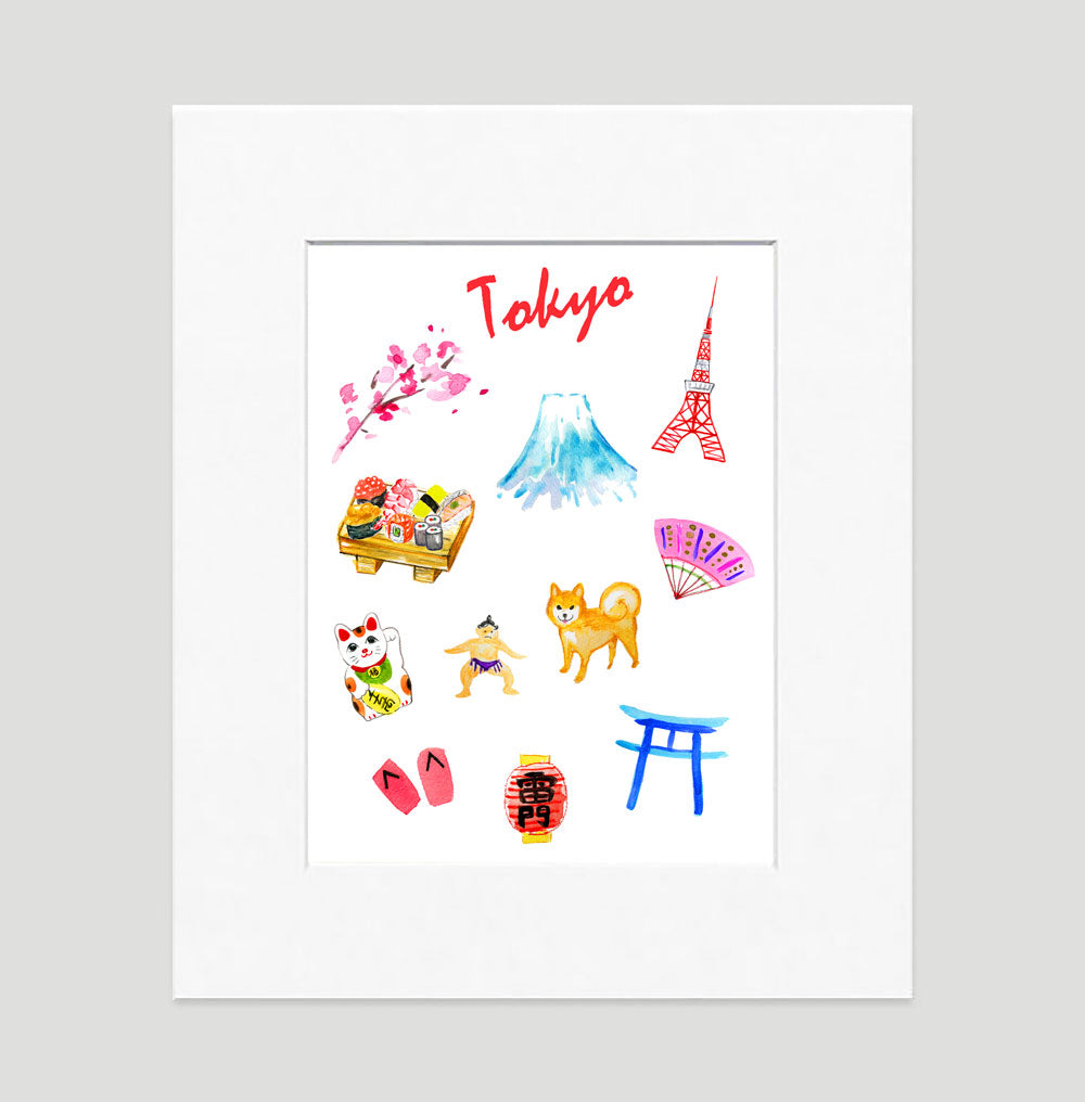 Tokyo Art Print - Travel Print Wall Art Collection-Di Lewis