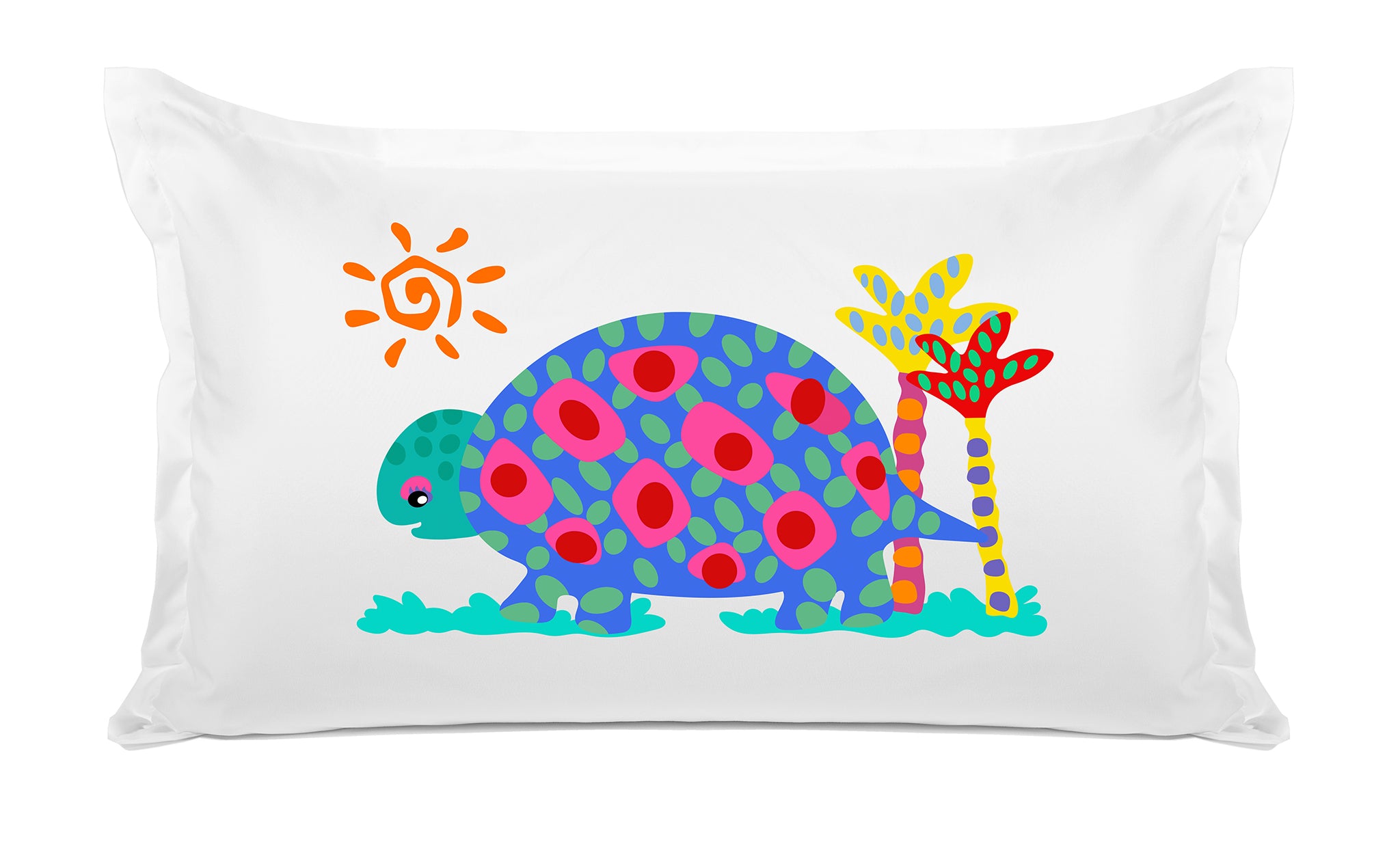 Colorful Tortoise - Personalized Kids Pillowcase Collection