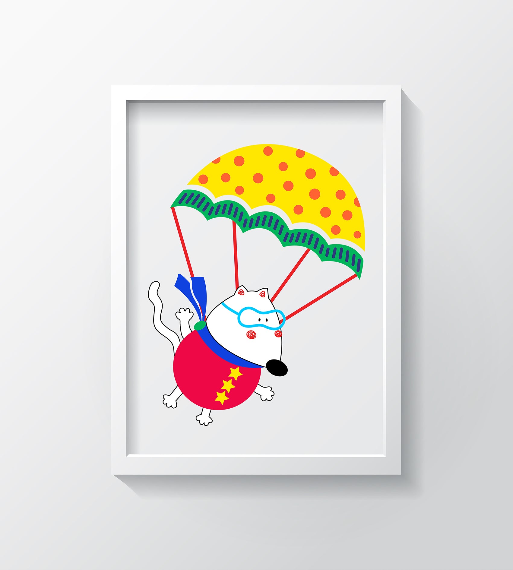 Up Up And Away Art Print - Kids Wall Art Collection-Di Lewis