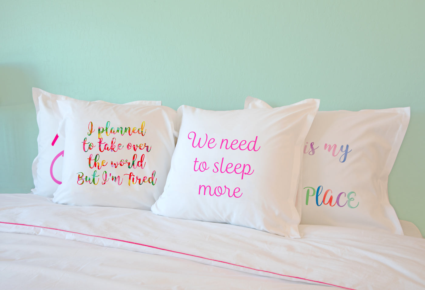 We Need To Sleep More - Inspirational Quotes Pillowcase Collection-Di Lewis