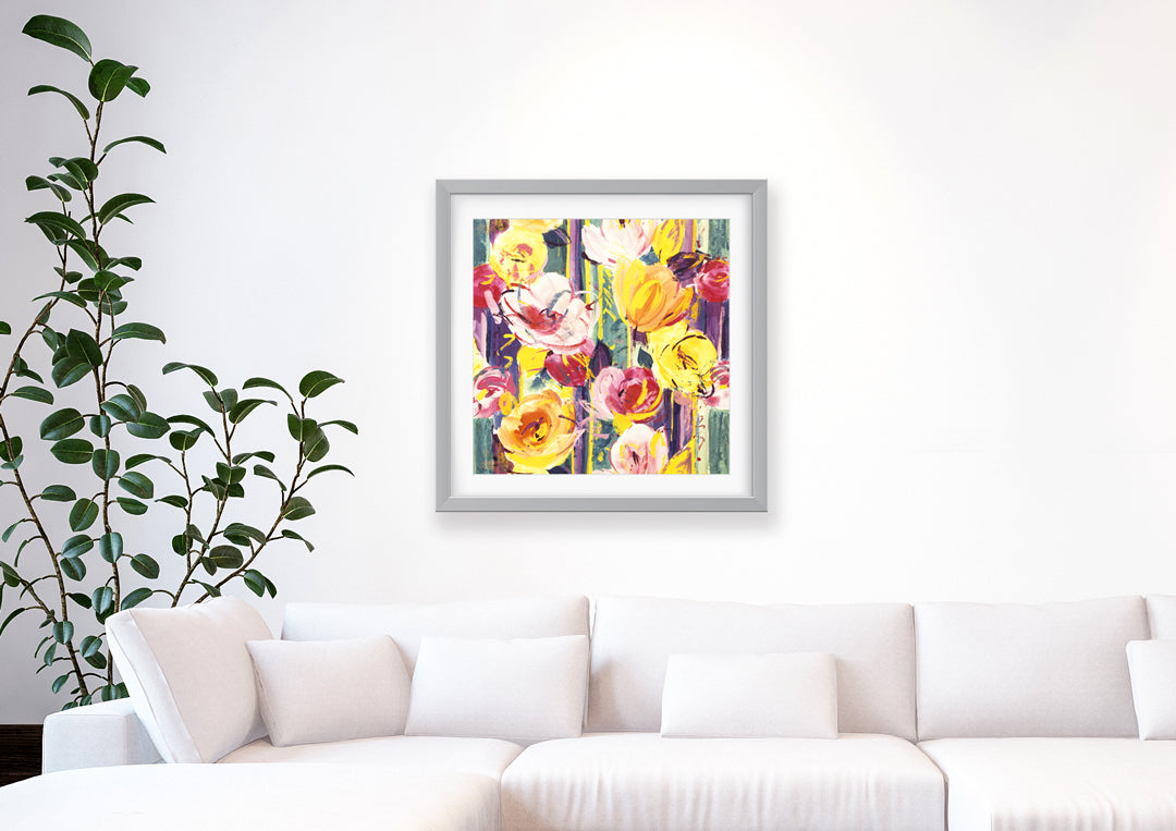 Delaunay Pink Gold Art Print - Impressionist Art Wall Decor Collection-Di Lewis